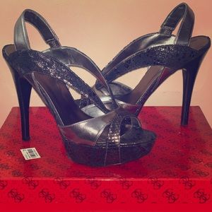 Guess platform heel